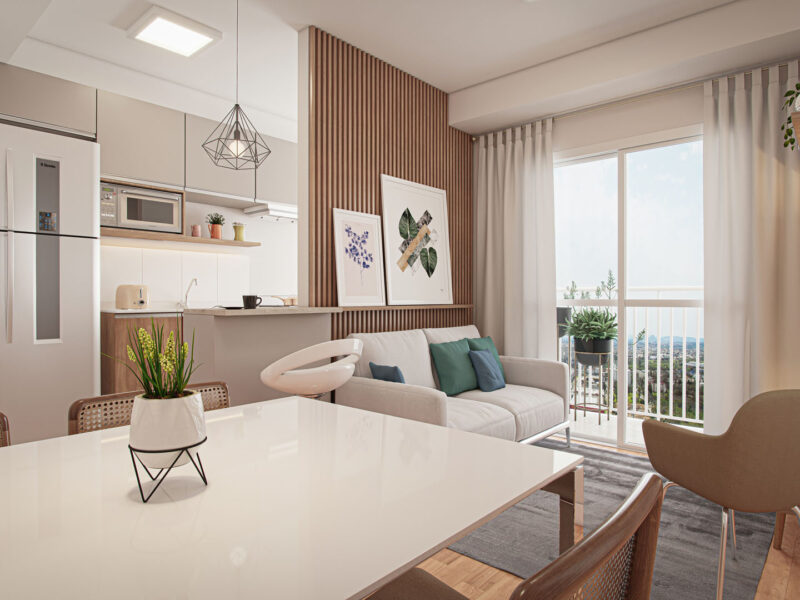 Apartamento 2 dormitórios - Minha Casa, Minha Vida